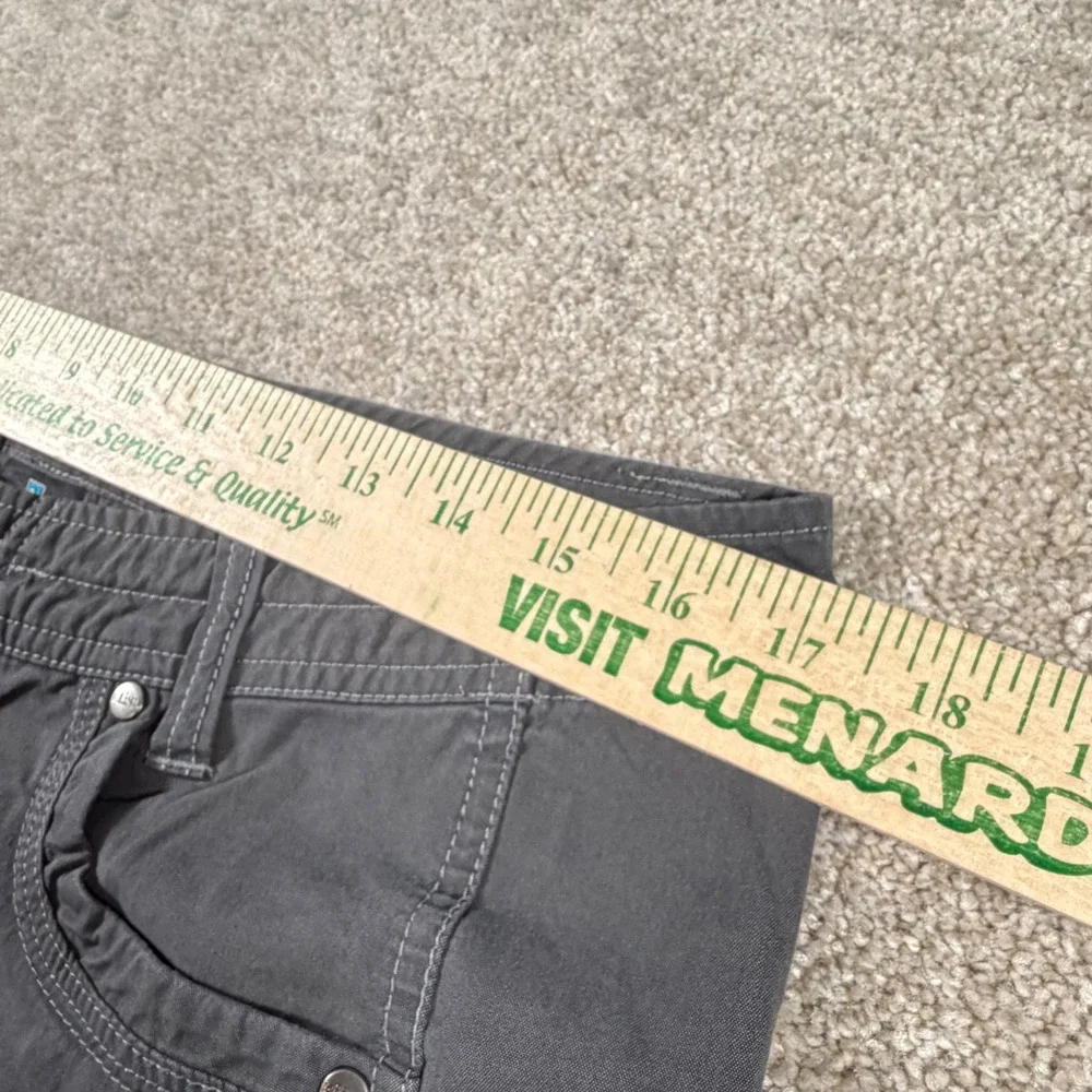 Kuhl Hiking Pant Women 12 REG 34x30) Gray Articulated Knee‎ Straight Utility